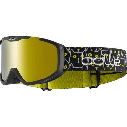 Masque de ski ROCKET PLUS Black Matte - Black Chrome Cat 3