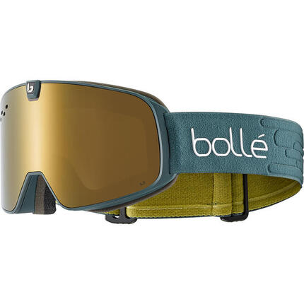 Masque de ski NEVADA NEO Teal Matte - Gold cat 3