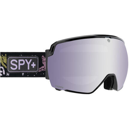 Masque de ski WAYPOINT Everblack - Happy Boost Ice Blue Mirror