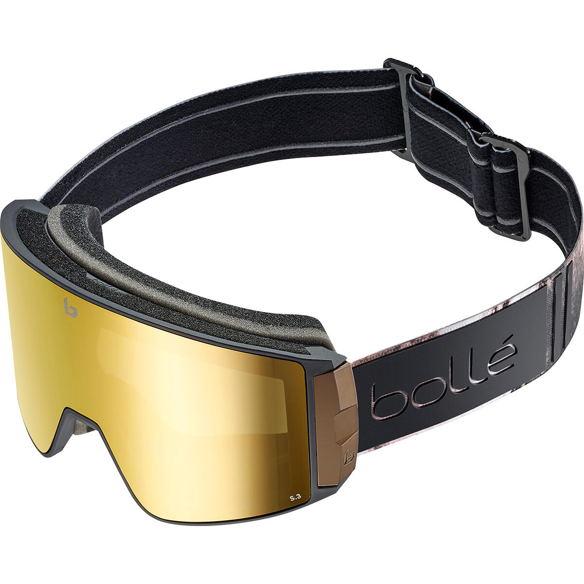 Zylindrische Skibrille BLACKRIDGE mit Gläsern Kat 3 3/5