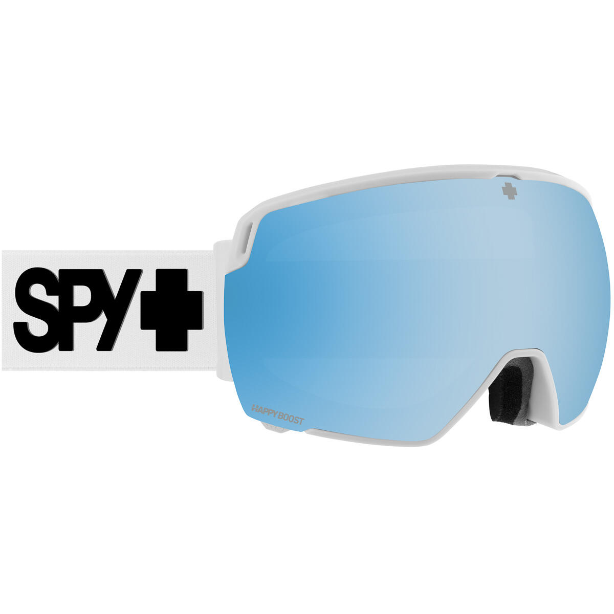 Spy - Masque De Ski Waypoint Everwhite - Happy Boost Ice Blue Mirror - Masque De Ski - Blanc|bleu|orange - 42 M/l - Decathlon