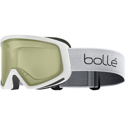 Masque de ski BEDROCK White Matte - Grey Cat 3