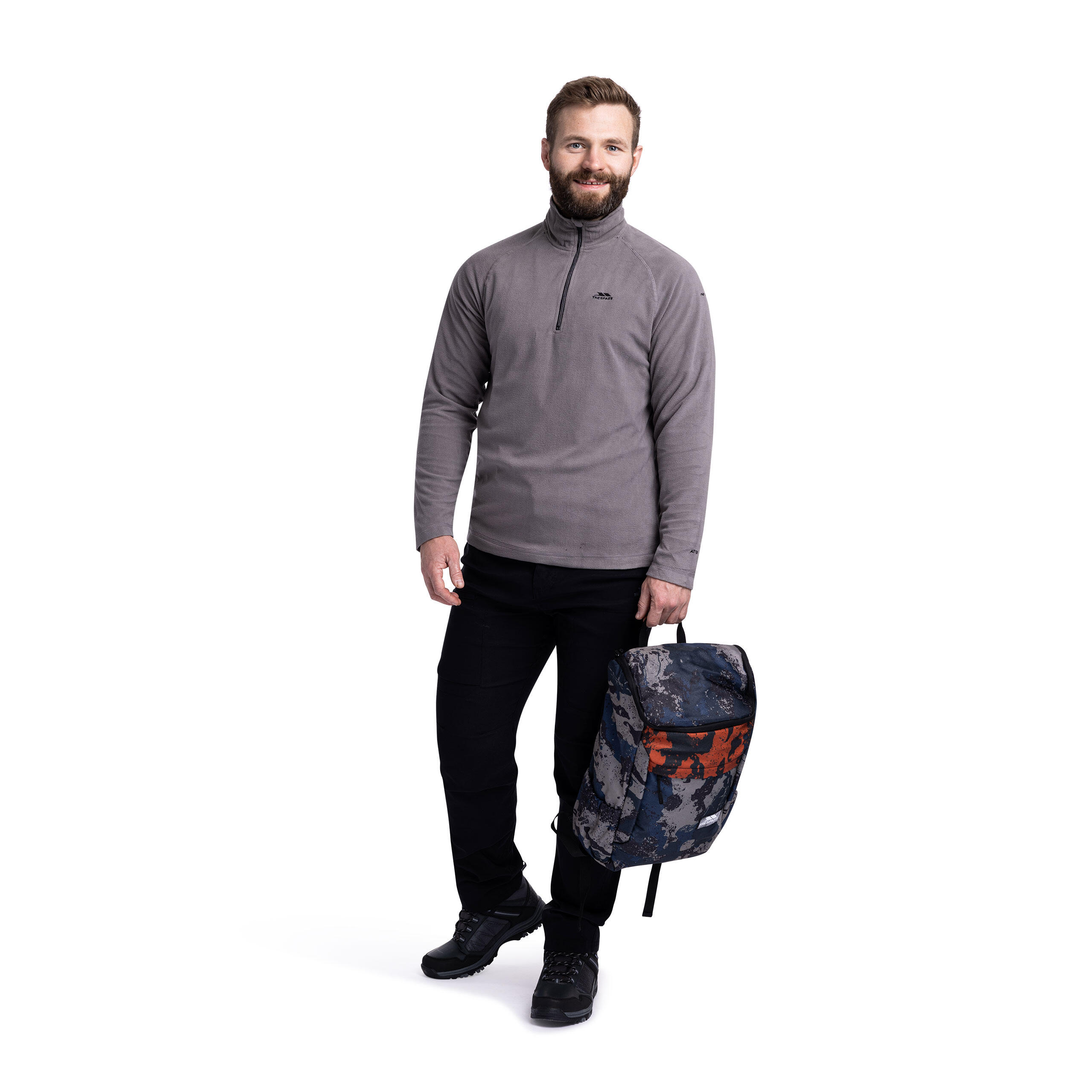 Trespass Blackford - Micropolar Masculino At100 Gris Tormenta 3/7