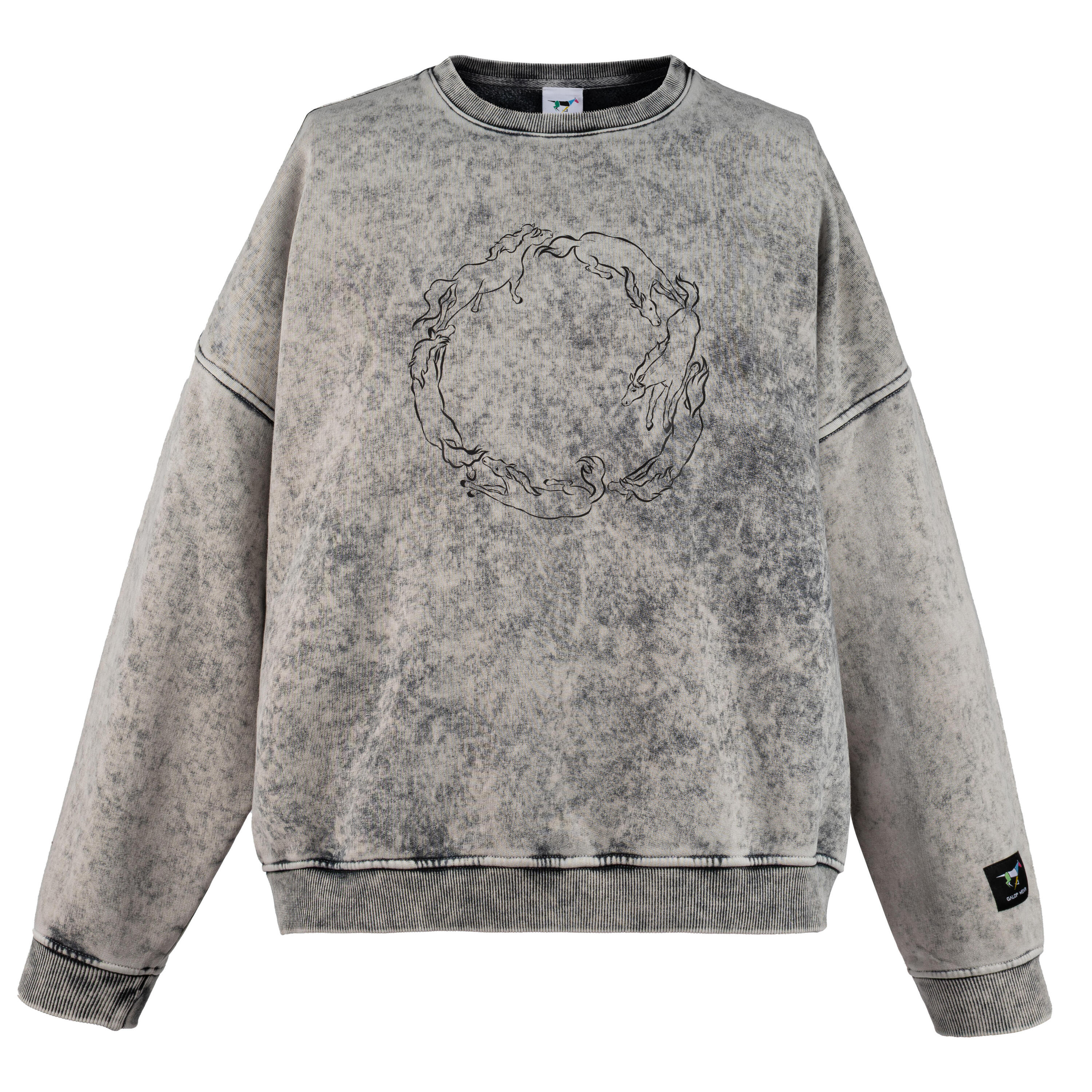 Sweat-shirt GALOP WEAR Wild Motion avec motif chevaux 3/7