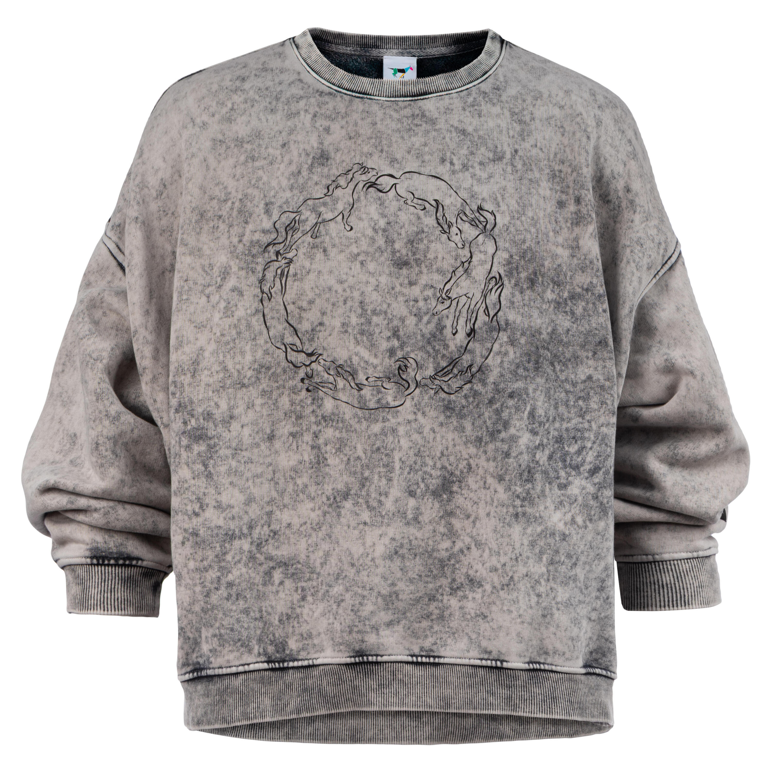 Sweat-shirt GALOP WEAR Wild Motion avec motif chevaux 2/7