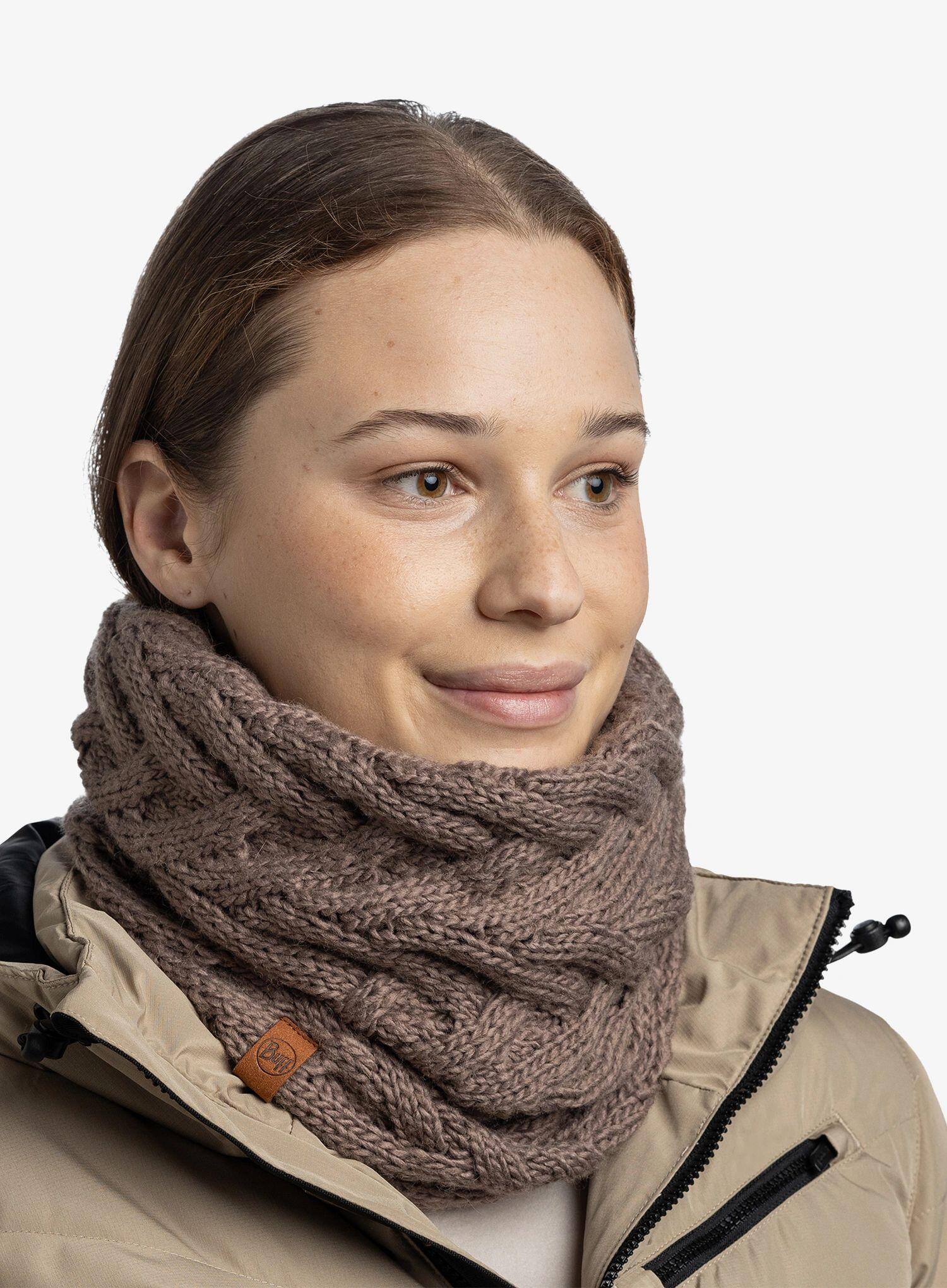Braga de cuello Knitted & Fleece Mujer Buff Marrón ÚNICA 4/7