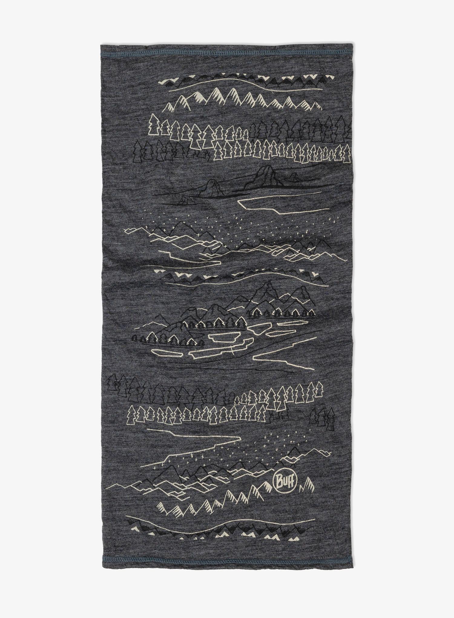 Tour de cou Merino Lightweight Unisex Buff Gris foncé TAILLE UNIQUE 3/7