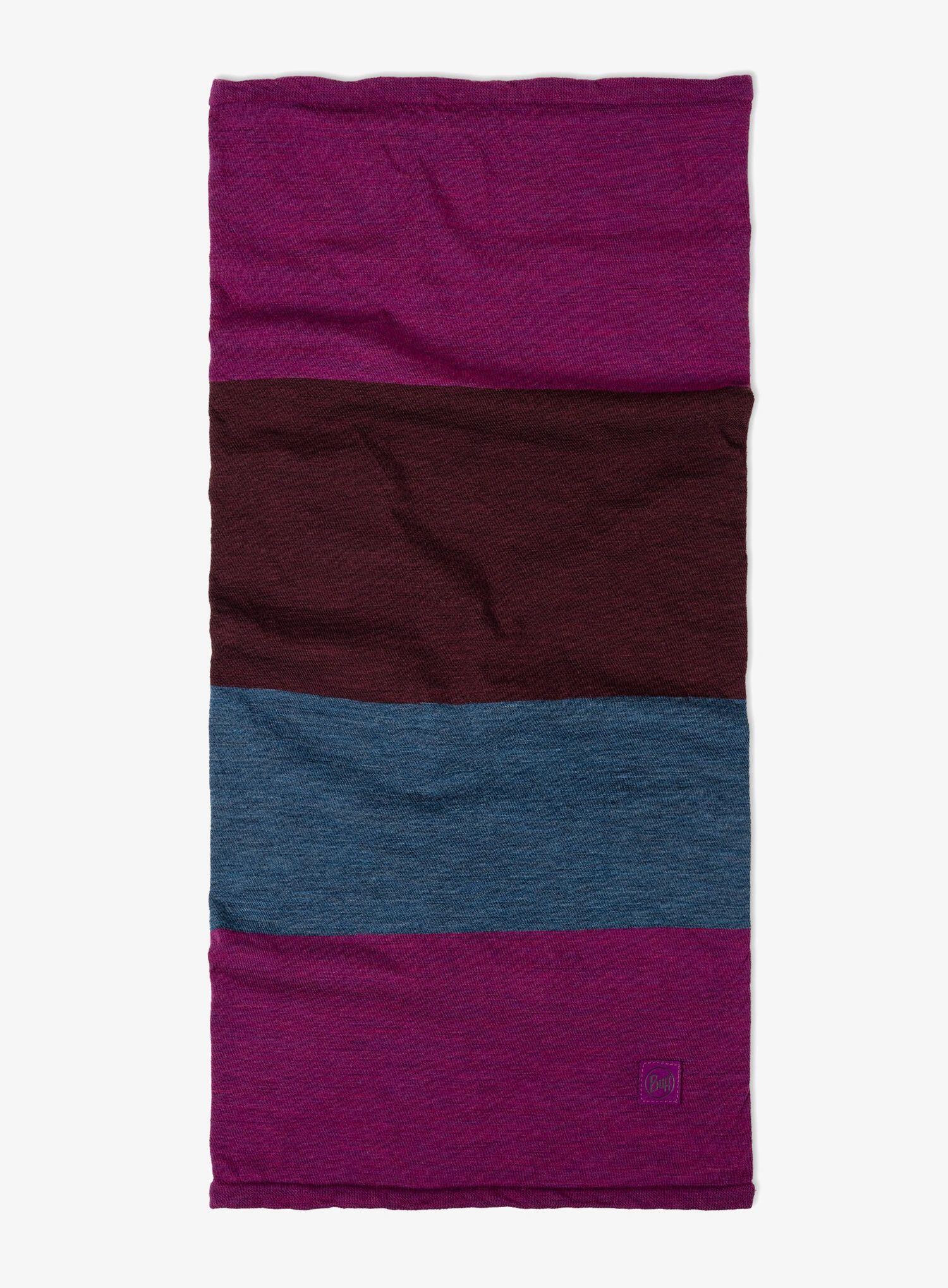 Bandana BUFF MERINO MOVE BLOCK MAGENTA 3/7