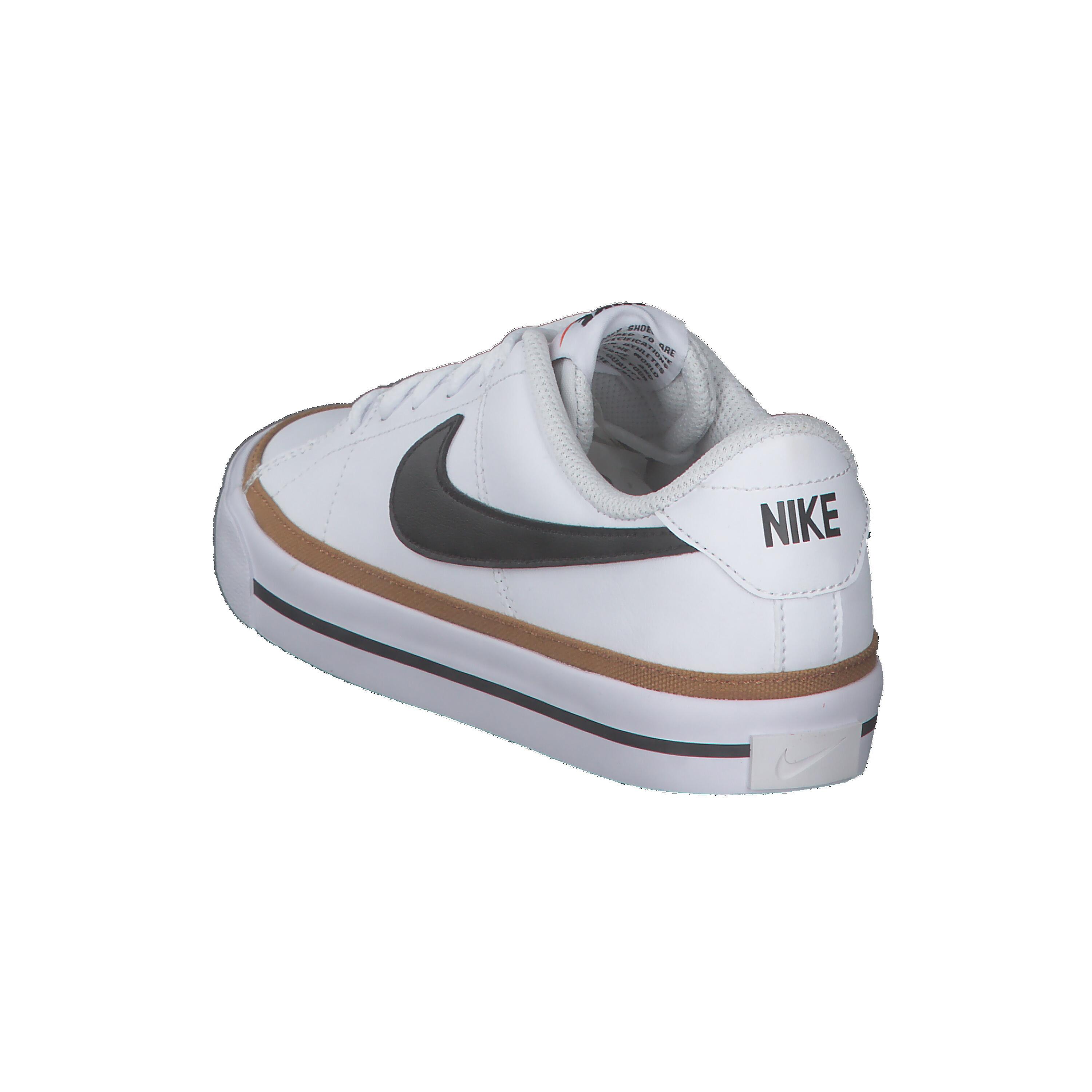Ténis Nike Modelo Court Legacy Big Kids Cor Branco 4/7