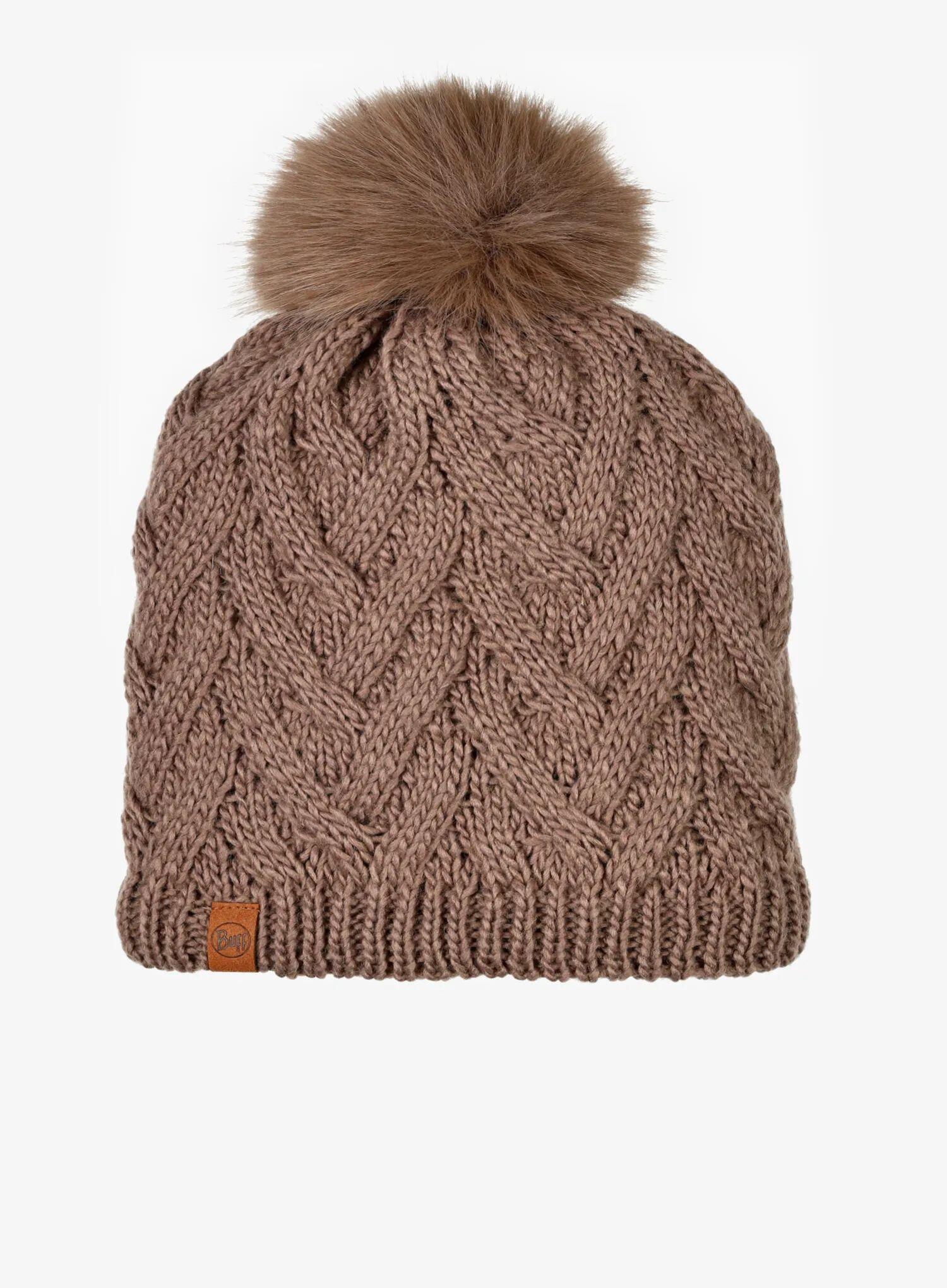 Gorro Knitted & Fleece Band Mujer Buff Marrón ÚNICA 4/7