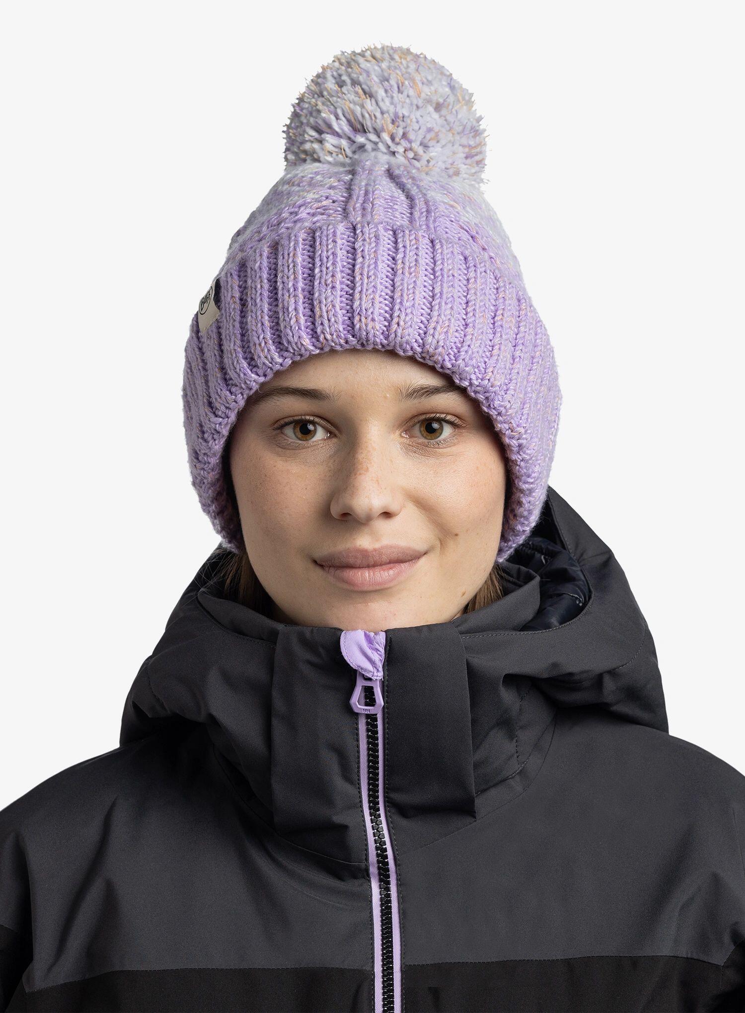 Gorro Knitted & Fleece Band Mujer Buff Morado 3/7