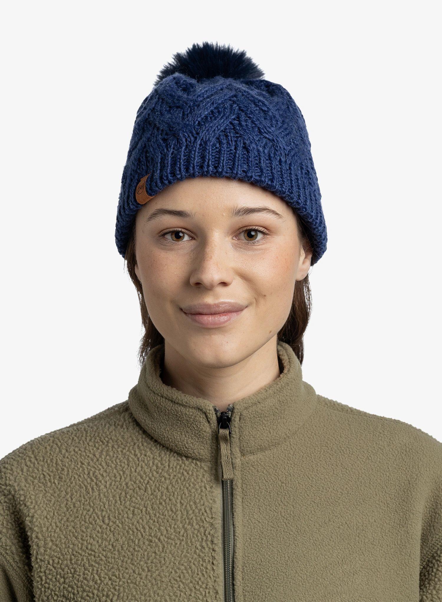 Gorro Knitted & Fleece Band Mujer Buff Azul oscuro ÚNICA 4/7