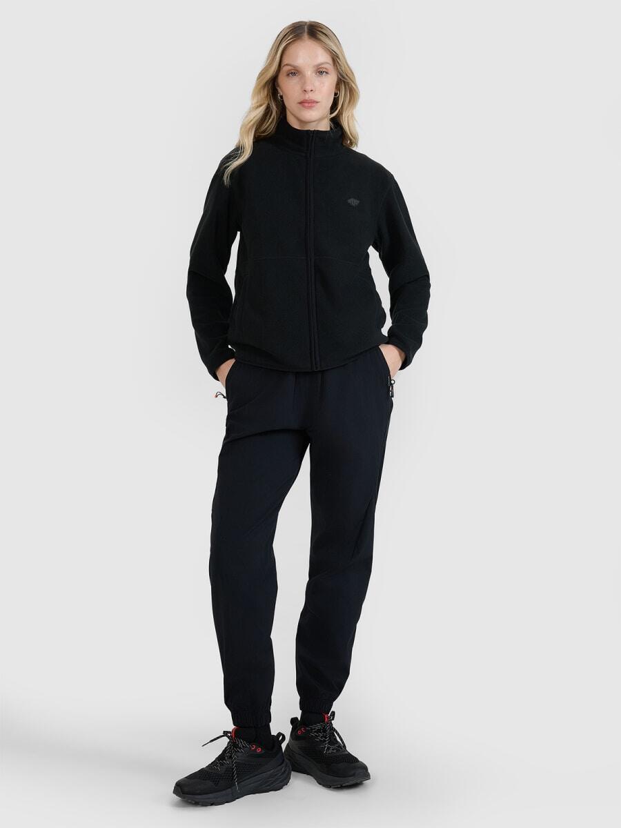 Sweat-shirt de randonnée pour femme avec col montant et fermeture éclair 2/6