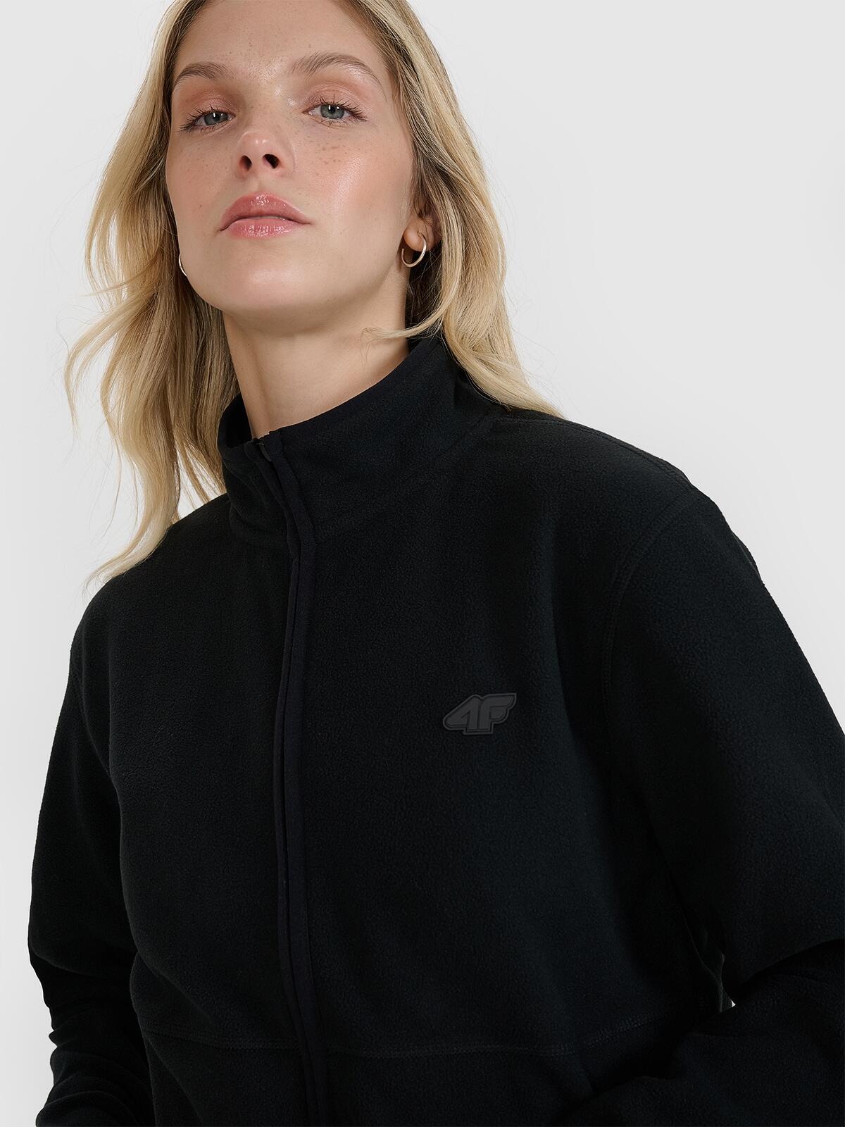 Sweat-shirt de randonnée pour femme avec col montant et fermeture éclair 4/6