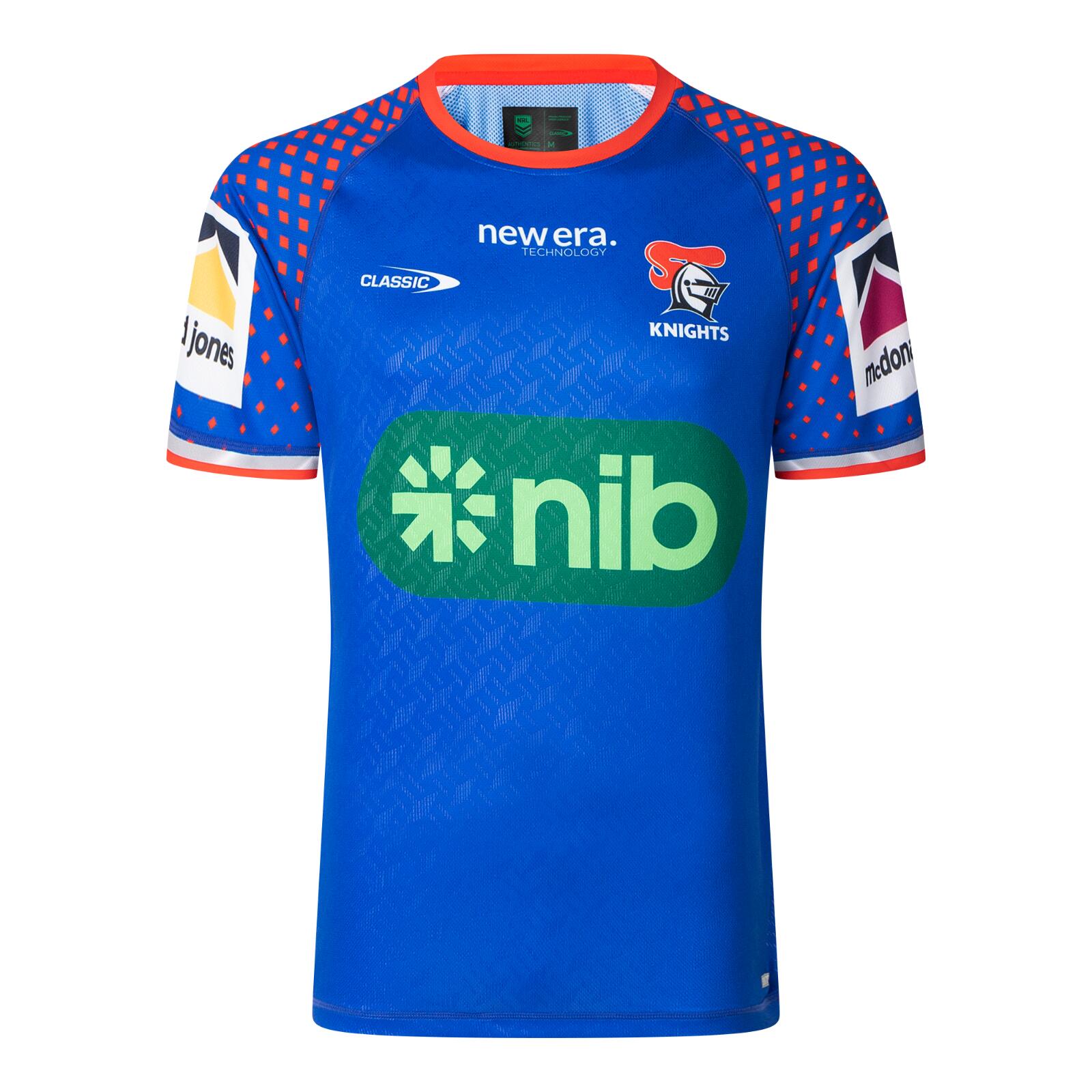 NRL 2025 Training Tee Shirt - Newcastle Knights - Adult - Mens - T-Shirt