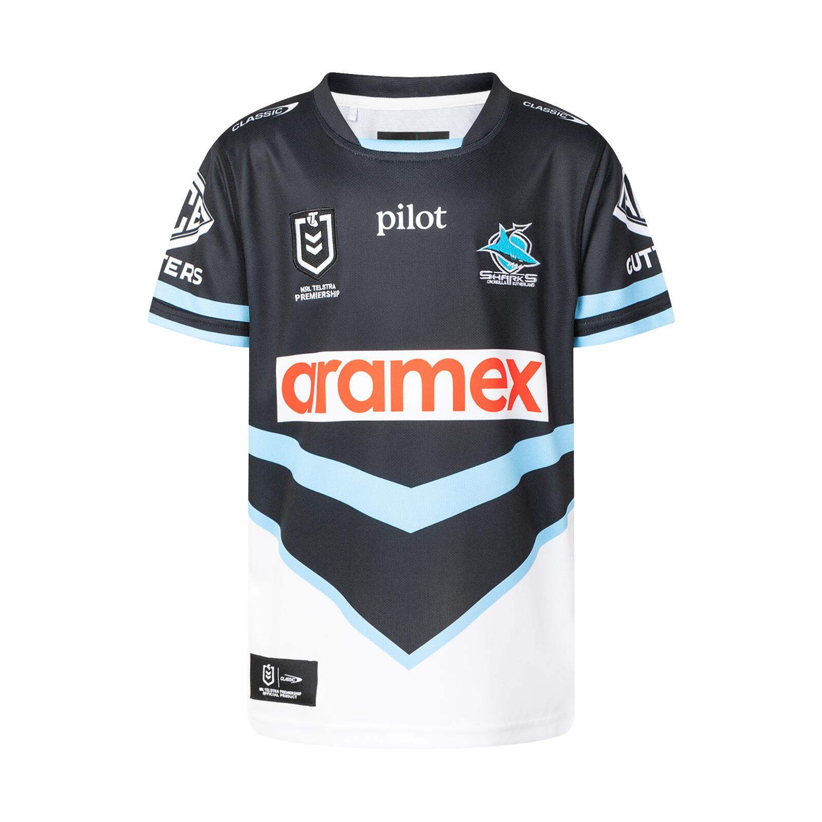 NRL 2025 Away Jersey - Cronulla Sharks - Youth - Kids