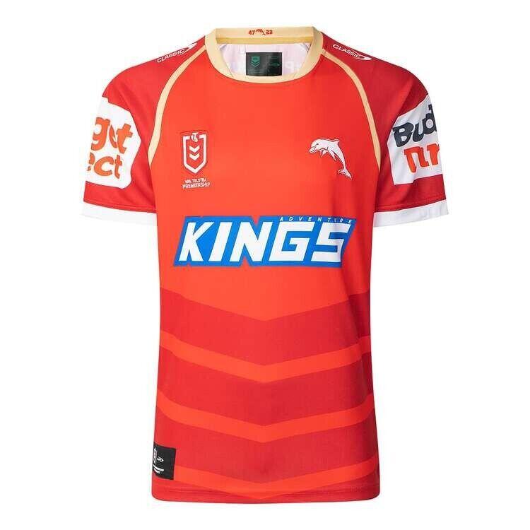 NRL 2025 Home Jersey - Dolphins - Adult - Mens