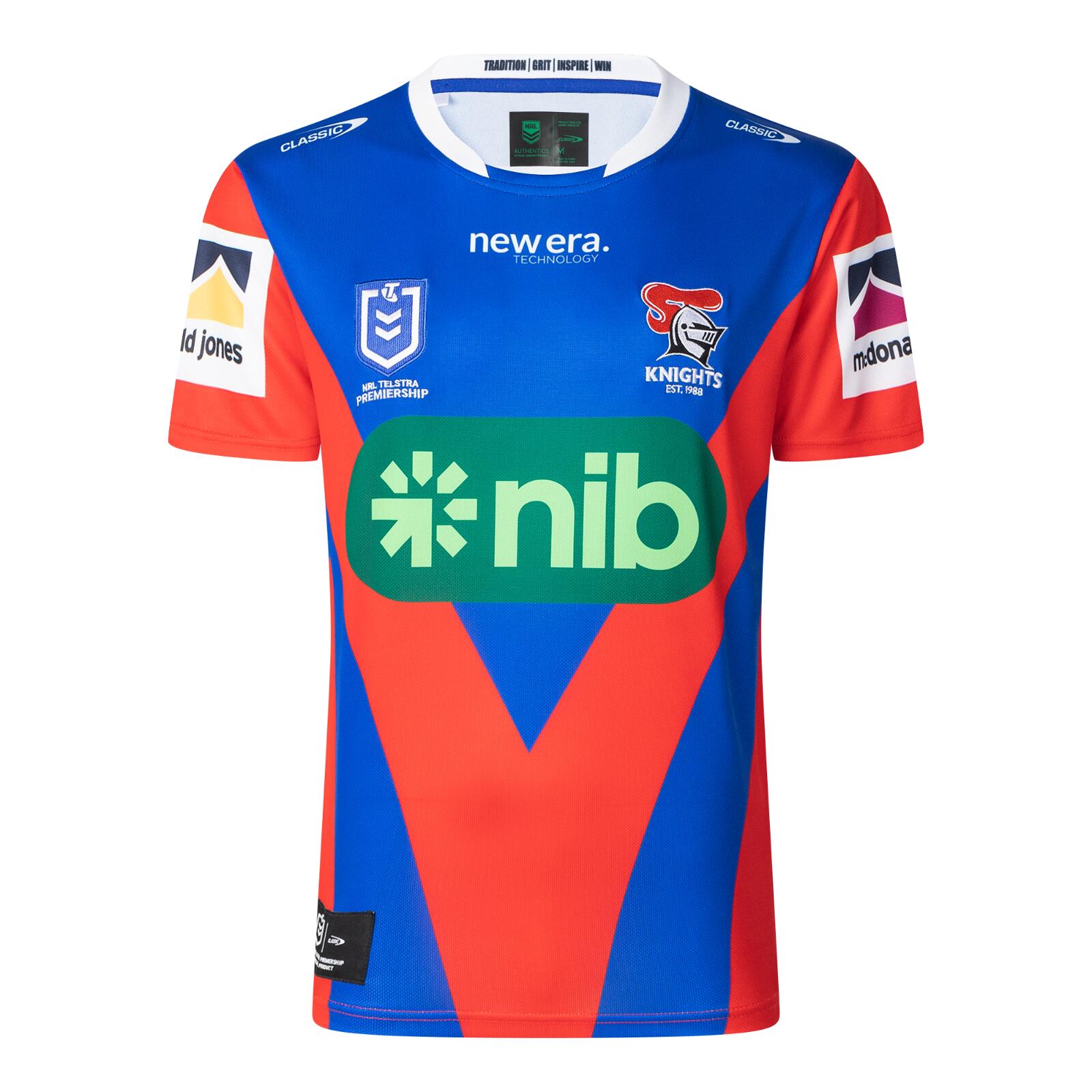 NRL 2025 Home Jersey - Newcastle Knights - Adult - Mens