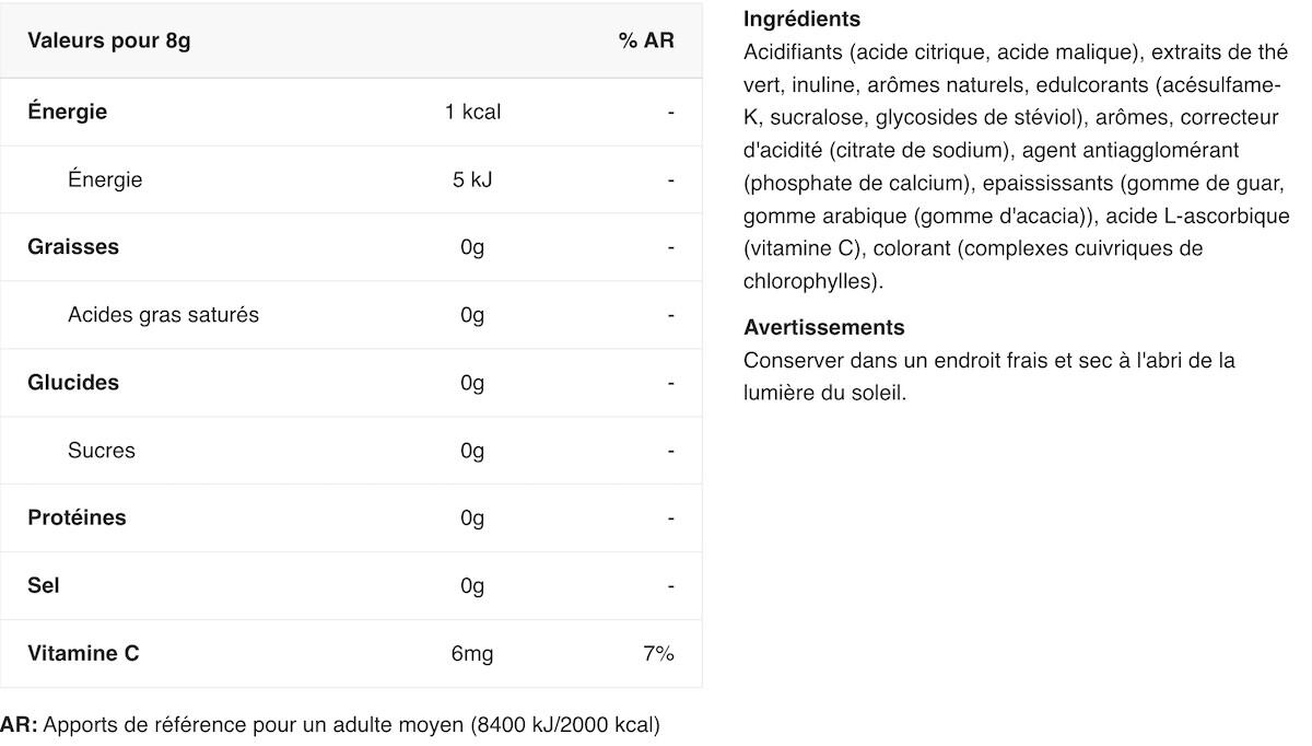 Boissons à diluer - BOLERO® - Thé Vert Glacé aux Agrumes 2/3