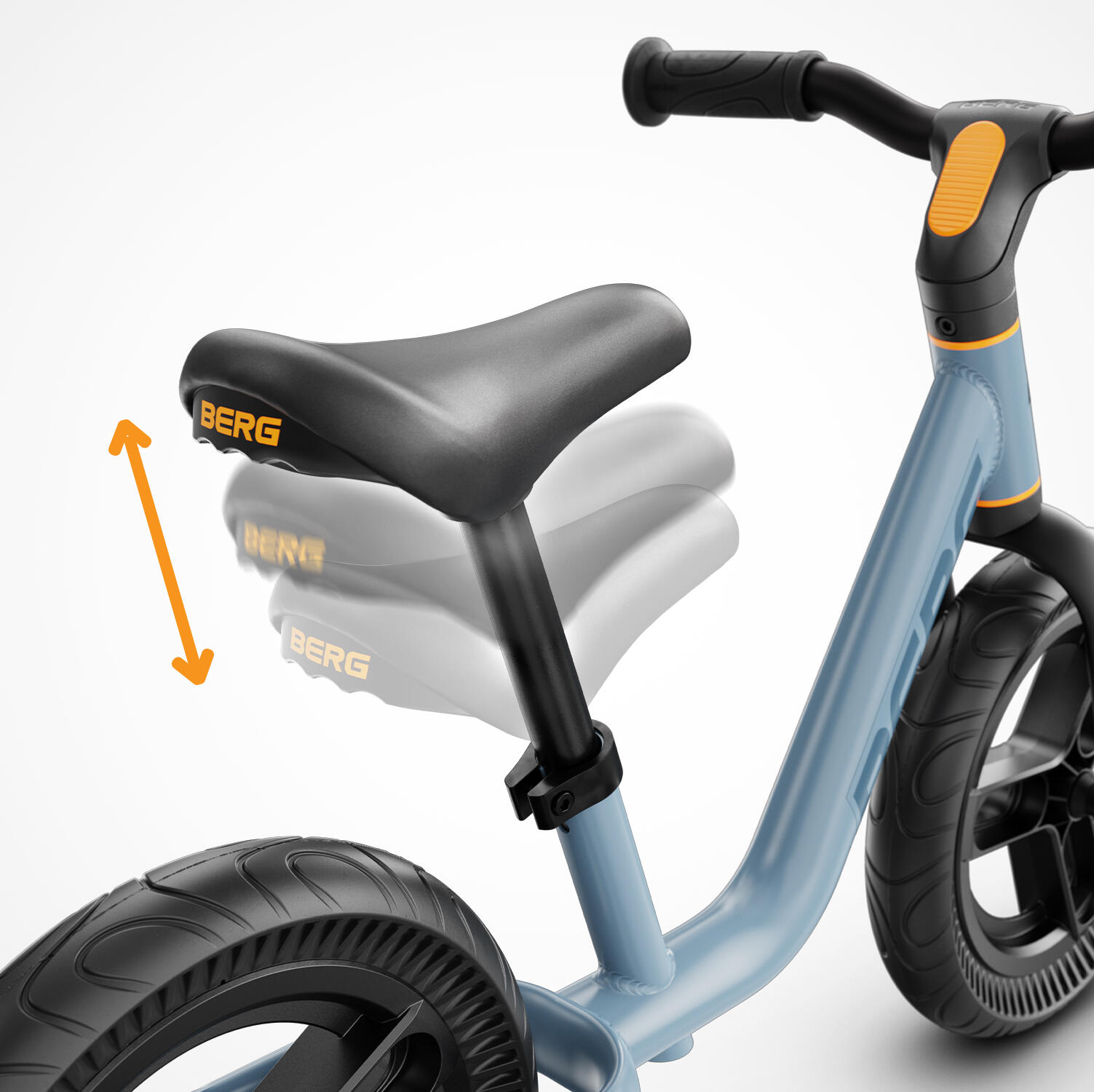 Loopfiets voor Kinderen, 2+ Jaar, 10 Inch, MOOV 10 Blauw 5/7