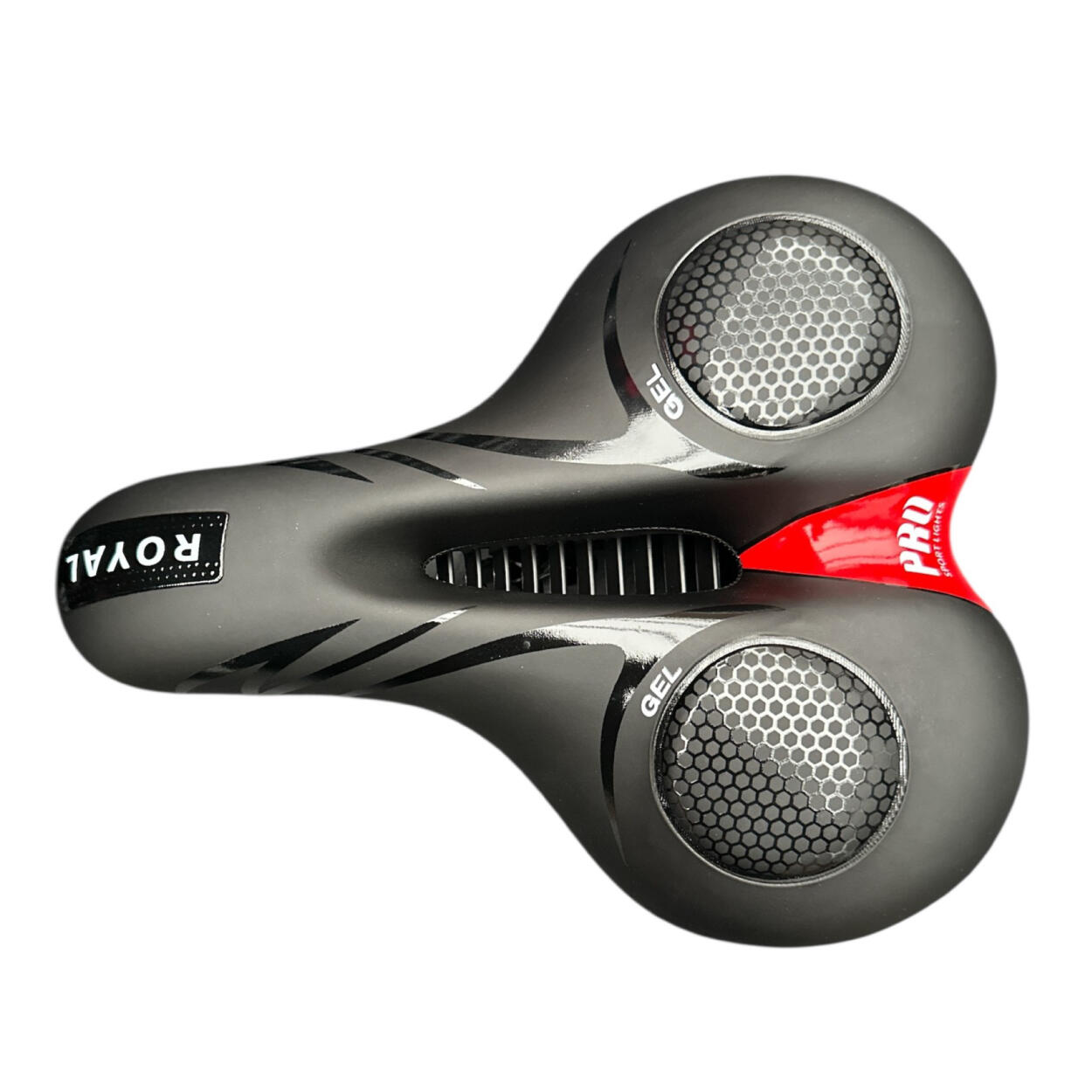 Selle de vélo pour hommes et femmes Comfort Cruiser Drifter Gel Noir 2/8