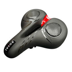 Selle de vélo pour hommes et femmes Comfort Cruiser Drifter Gel Noir