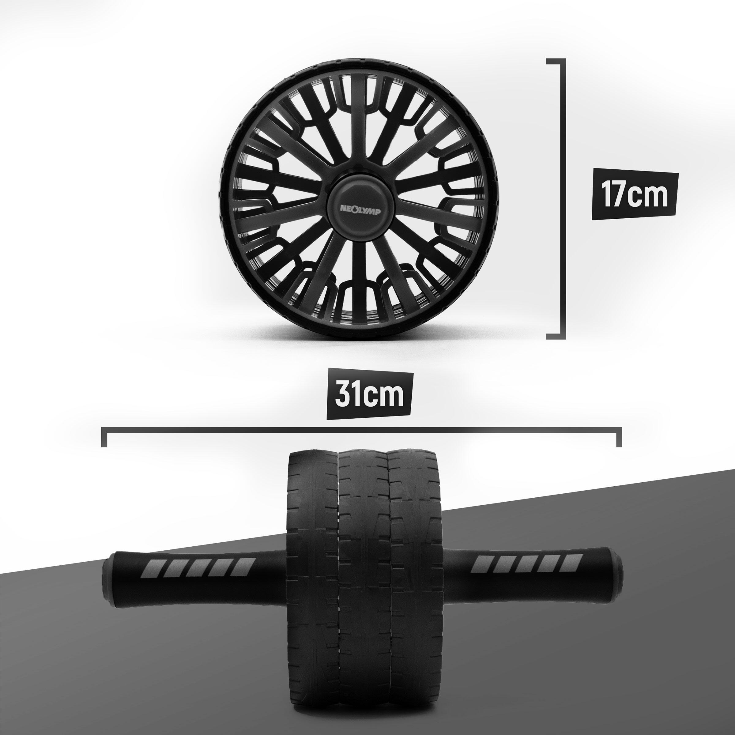 Bauchroller 3 en 1 – Entrenador de abdomen con rodillo y rodilleras ajustables 3/7