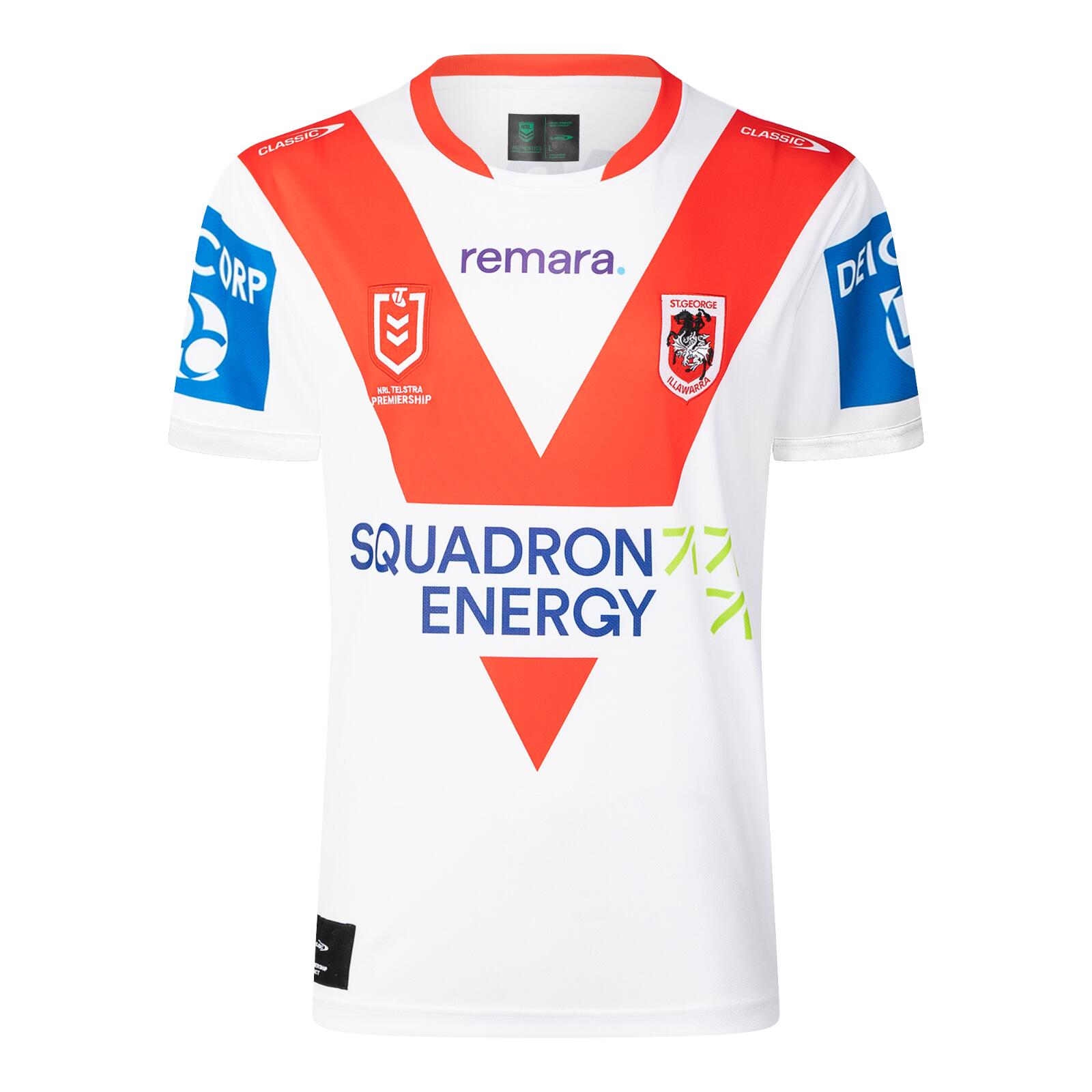NRL 2025 Home Jersey - St George Illawarra Dragons - Adult - Mens