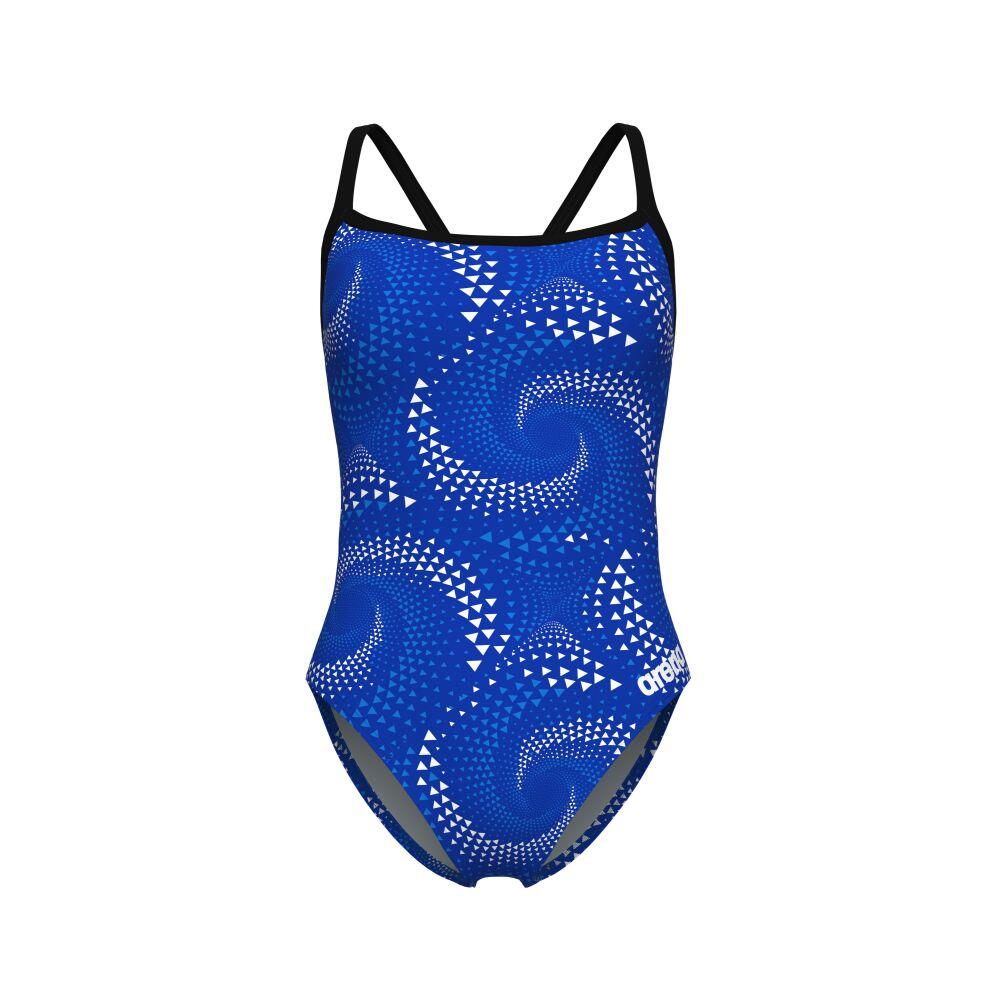 Arena Badpak Challenge Back Fireflow Zwart/Blauw 6/7