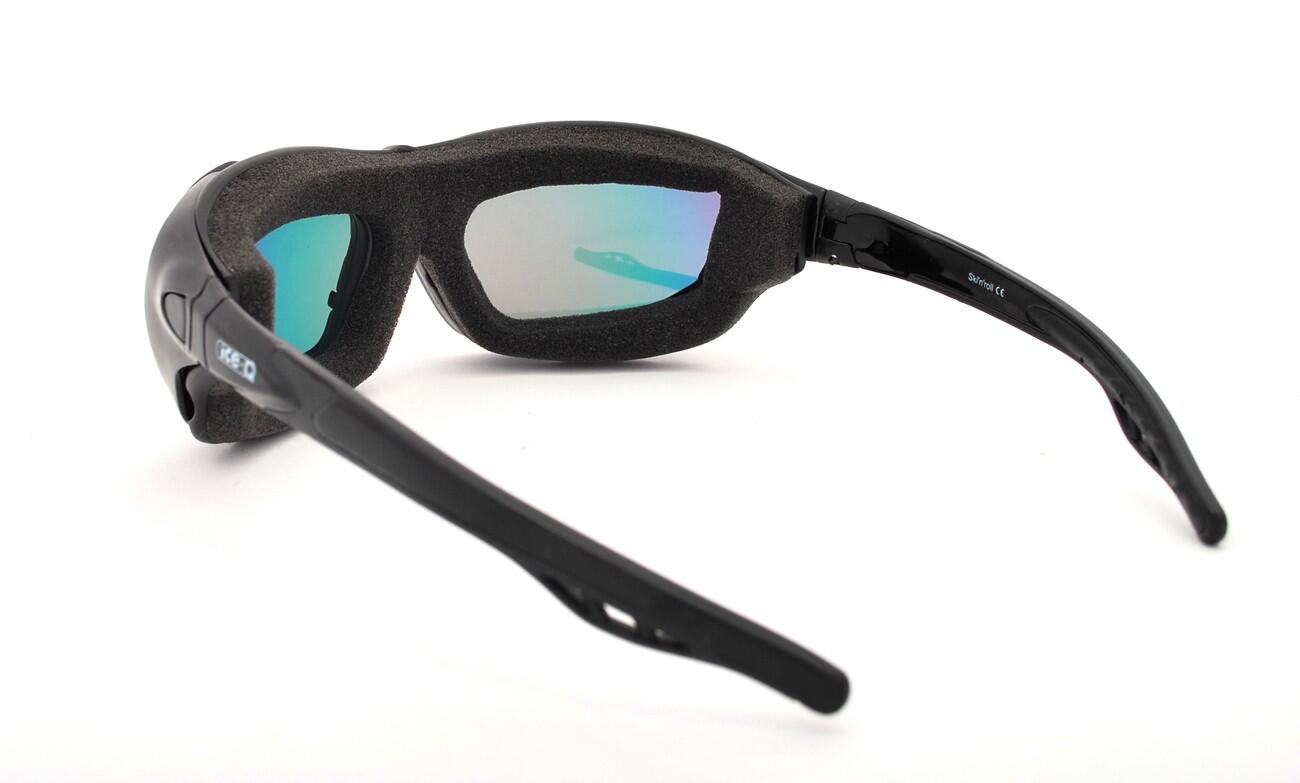 Okulary narciarskie Ice-Q Ski'N'Roll-4 Red Revo S2/Smoke Silver Mirror S4 4/7