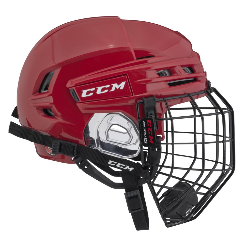 Capacete Hockey Tacks 910 Combo Vermelho M (55.5-60 cm) 3/6