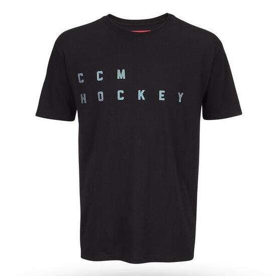 Maglietta CCM Blackout Hockey per adulti nera taglia L
