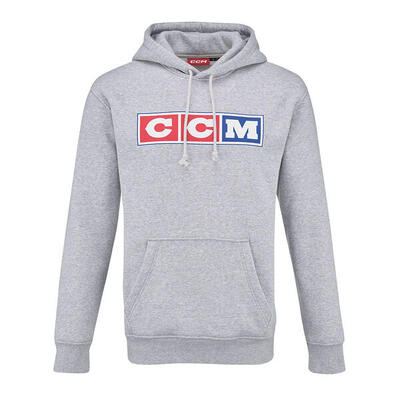 Ccm - heritage 3 block pullover hoodie - volwassenen - grijs - xl