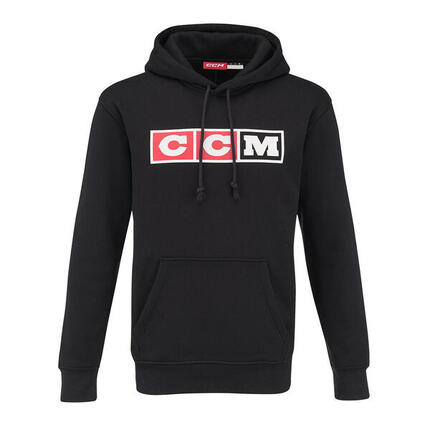 CCM – Heritage 3 Block Pullover-Hoodie – Erwachsene – Schwarz – Größe L