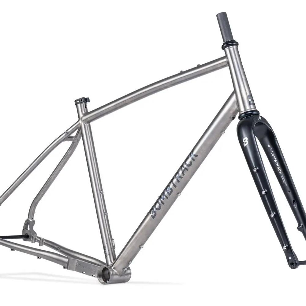 Beyond TI Frame + Vork Kit - Titanium / Black - 52cm