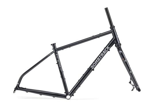 Bombtrack - Beyond Rahmen-Gabel-Kit Metallic - Schwarz - XS - 40 cm