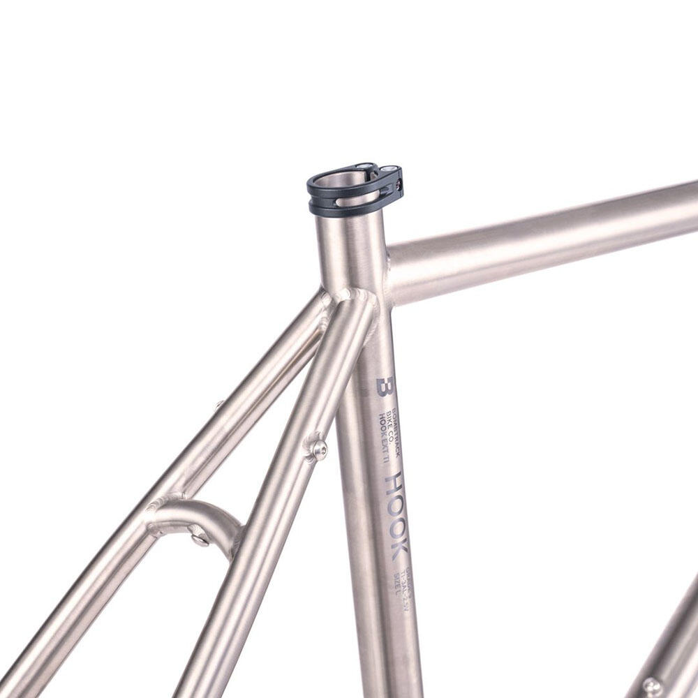 Hook Ext Ti Frame Fork Kit Titanium/Black L - 57