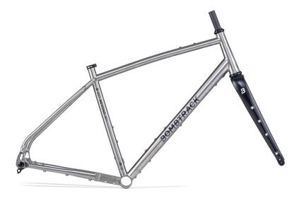 Bombtrack Beyond TI Rahmen + Gabel-Set – Titan / Schwarz – L – 52 cm