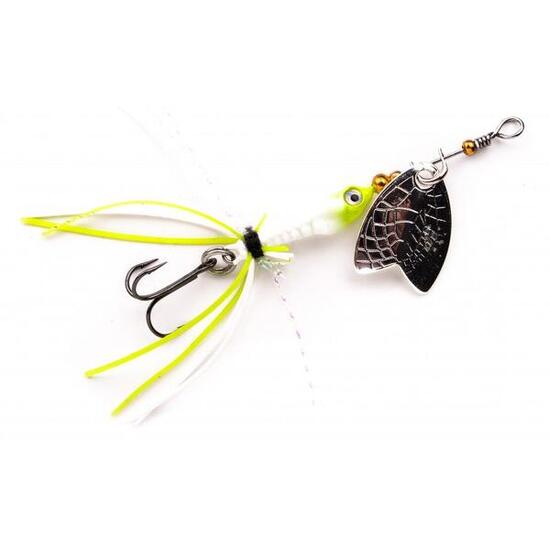 Cuiller Tournante Spro Larva Mayfly Micro Spinner 4g (UV Pearl)