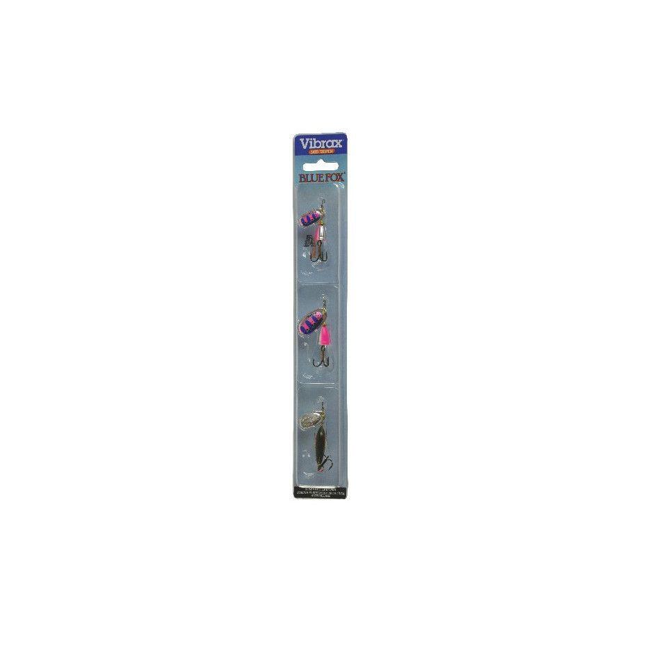 Kit leurre truite Blue Fox Vibrax 1 1/1
