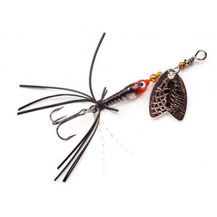 Cuiller Tournante Spro Larva Mayfly Micro Spinner 4g (UV Pearl)