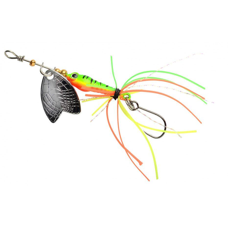 Spro - Cuiller Tournante Spro Larva Mayfly Micro Spinner 4g Single Hook (firetiger) - Cuiller - Vert - Taille Unique - Decathlon