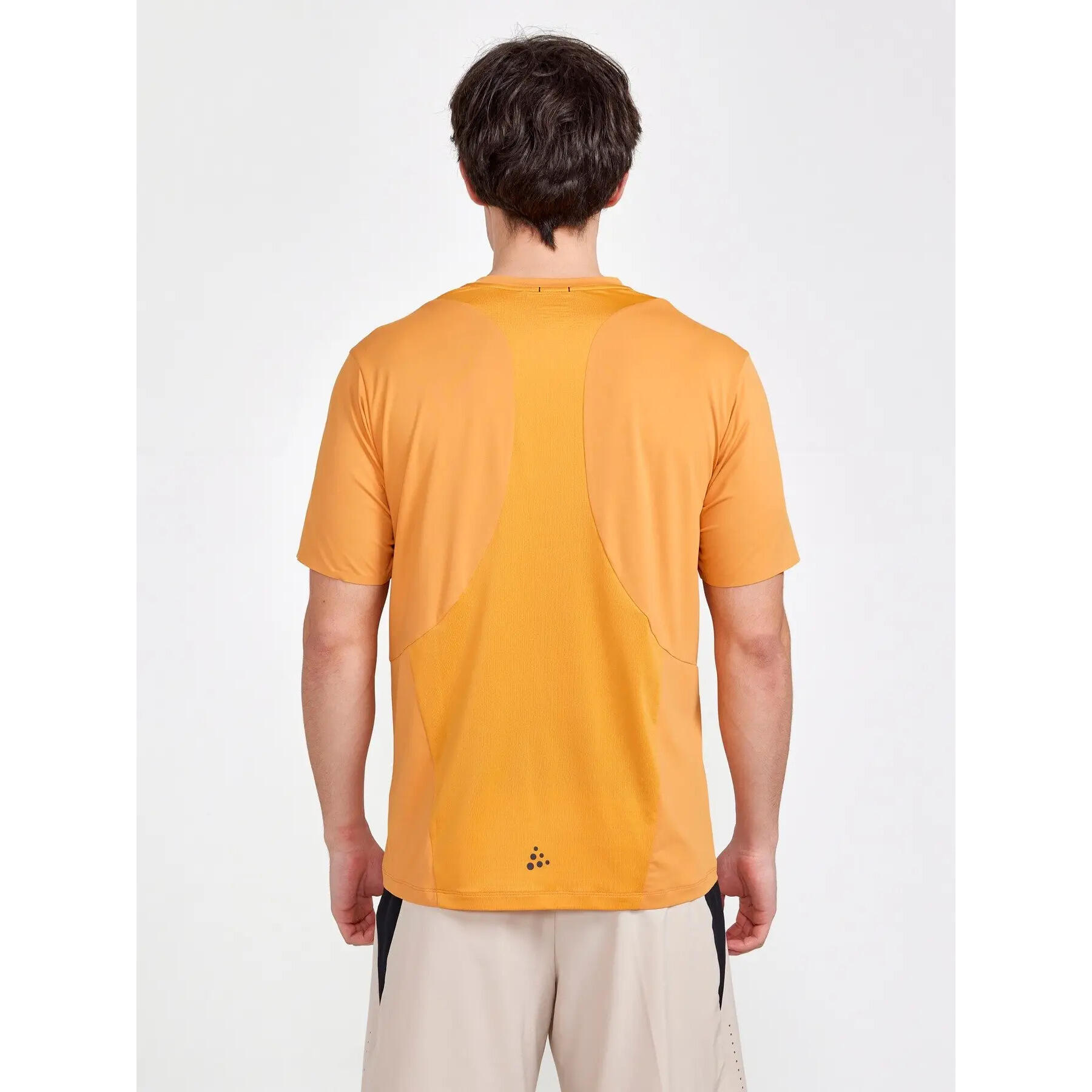 T-Shirt Running Craft ADV Hit Orange Homme 3/6