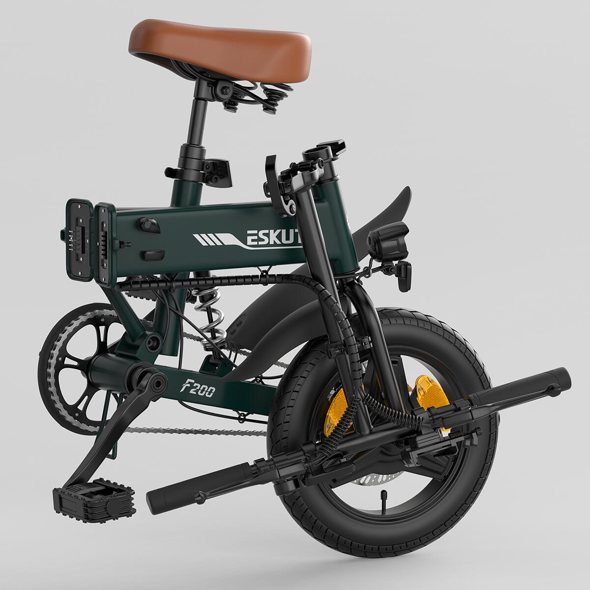 F200 bicicletta elettrica urbana da bicicletta elettrica pieghevole 5/7