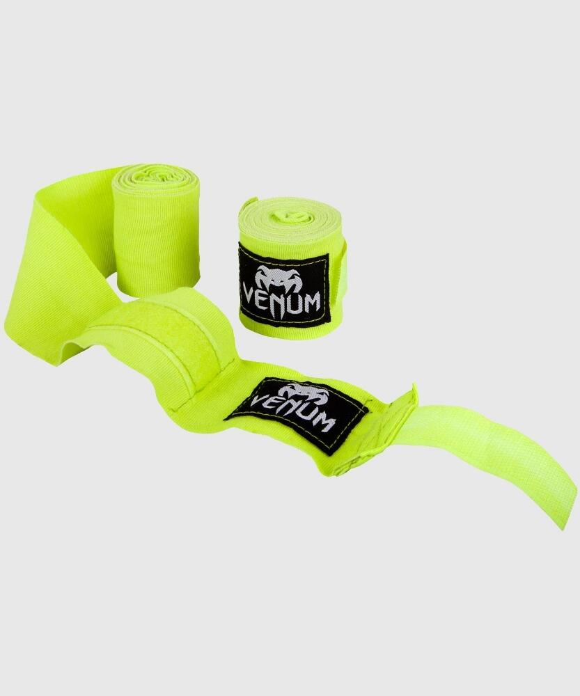 Boxerské bandáže značky VENUM KONTACT - 4,5 m - neo žluté 2/3