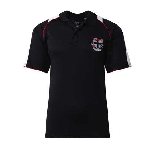 AFL Essentials Polo Tee Shirt - St Kilda Saints - Adult