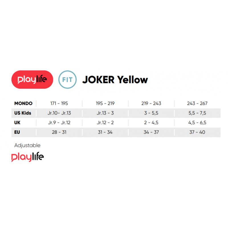 Roller freeskate enfant Playlife Joker Yellow Glow 5/5