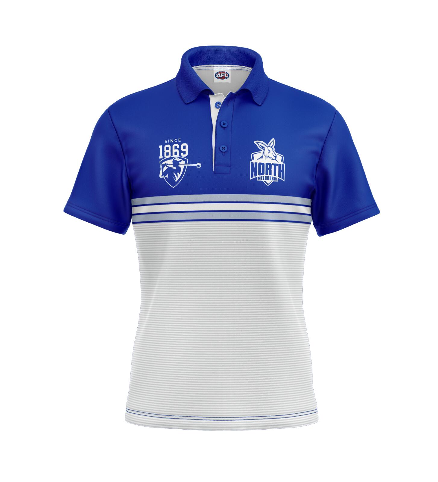AFL 'Sandman' Golf Polo - North Melbourne Kangaroos - Adult - Mens - Polo