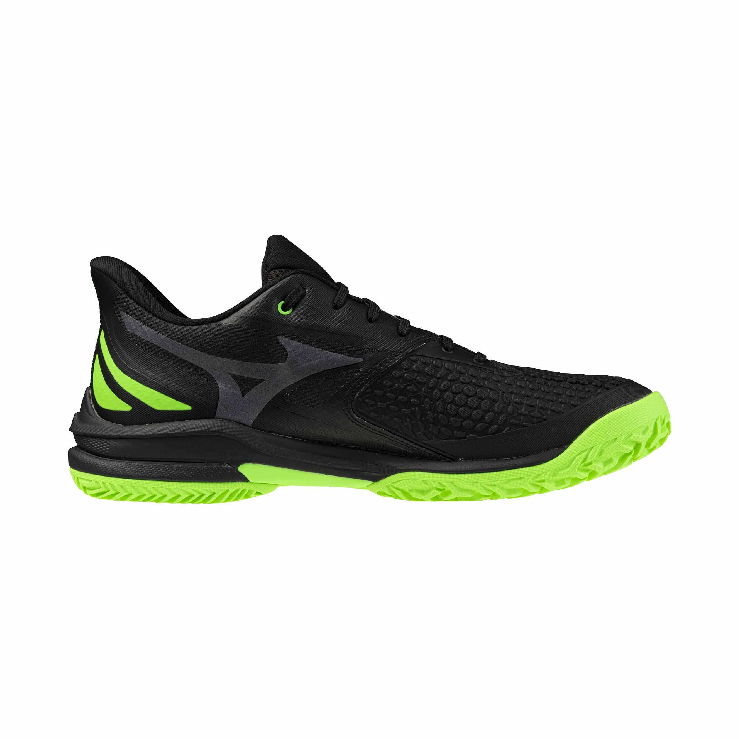 ４１０ Padel Shoe Wave Exceed Tour 7 Padel (Black/Apple/Green) [Unisex