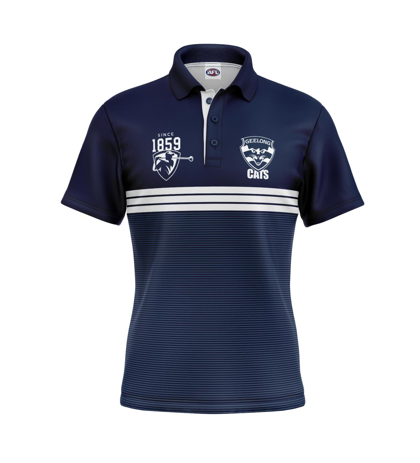 AFL 'Sandman' Golf Polo - Geelong Cats - Adult - Mens - Polo